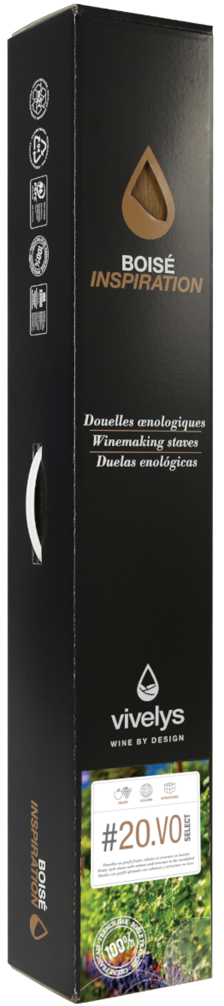 Boisé Inspiration 20.VO packaging